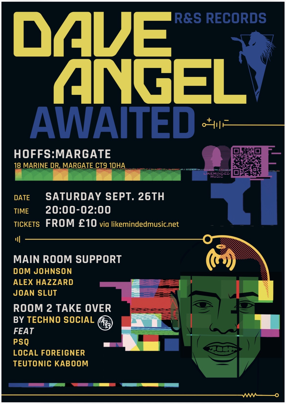 Dave Angel — event flyer